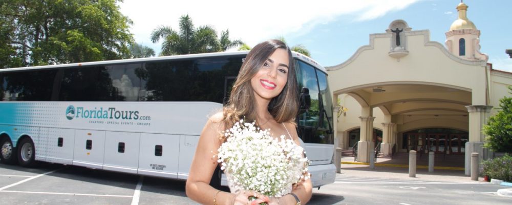 Many couples are opting for wedding bus charter
